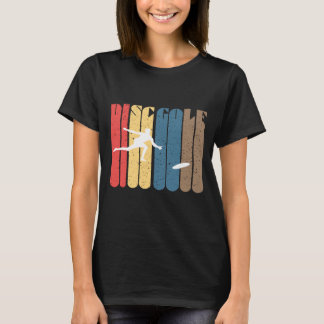 ヴィンテージ動揺してディスクゴルフレトロフリスビーゴルフ Tシャツ