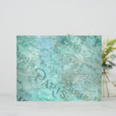 ヴィンテージ動揺してファッションパリターコイズ紙 (スタンド正面)