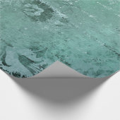 ヴィンテージ動揺してフローラダマスク ラッピングペーパー (角)