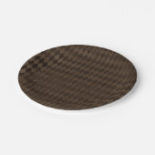 ヴィンテージ動揺してブラウンハーレキン ペーパープレート (アングル)