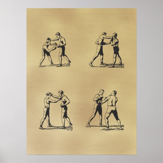 ヴィンテージ動揺してボクシングポスター ポスター (正面)