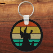 ヴィンテージ動揺してレトロ70sウィザードとCat キーホルダー (正面)