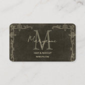 ヴィンテージ動揺して名刺 名刺 (正面)