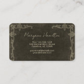 ヴィンテージ動揺して名刺 名刺 (裏面)