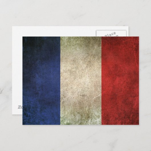 ヴィンテージ動揺して国旗 ポストカード (正面/裏面)