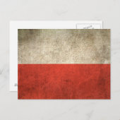 ヴィンテージ動揺して国旗 ポストカード (正面/裏面)