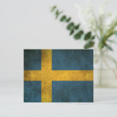 ヴィンテージ動揺して国旗 ポストカード (スタンド正面)