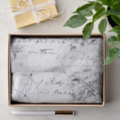 ヴィンテージ動揺して手書き文字 薄葉紙 (ギフト)