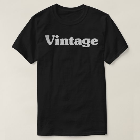 ヴィンテージ動揺して白 Tシャツ (デザイン正面)
