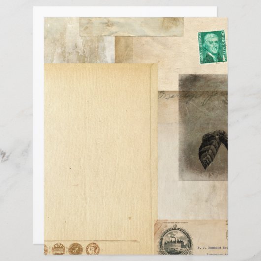 ヴィンテージ動揺して送料仕訳帳スクラップブック紙 (正面/裏面)