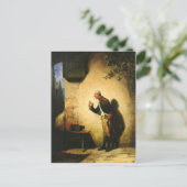 ヴィンテージ動機 – フライキャッチャー – Spitzwegはがき ポストカード (スタンド正面)