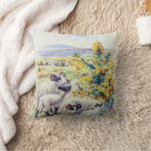 ヴィンテージ動物の英国の田舎枕クッション クッション (ブランケット)