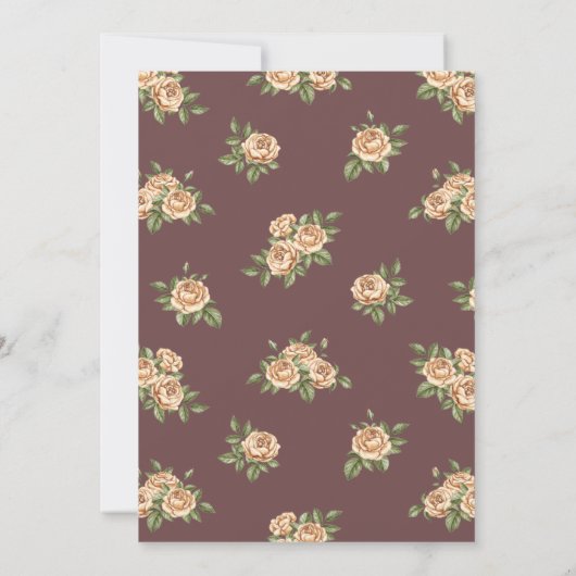 ヴィンテージ動物ストーリーブックベビーシャワー 招待状 (裏面)