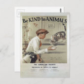 ヴィンテージ動物福祉 ポストカード (正面/裏面)