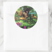 ヴィンテージ動物 ラウンドシール (バッグ)