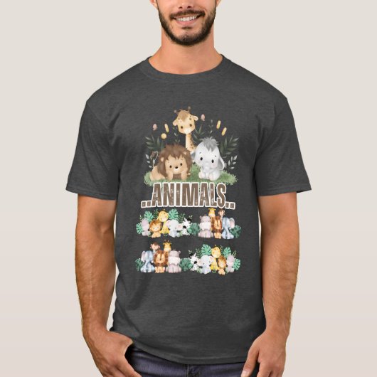 ヴィンテージ動物 Tシャツ (正面)