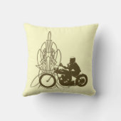 ヴィンテージ勝利の乗馬 クッション (裏面)