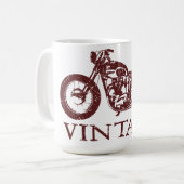 ヴィンテージ勝利 コーヒーマグカップ (正面左)