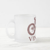 ヴィンテージ勝利 フロストグラスマグカップ (左)