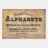 ヴィンテージ包装紙シート（切り離し用）  ラッピングペーパーシート (正面2)