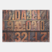 ヴィンテージ包装紙シート（切り離し用）  ラッピングペーパーシート (正面)