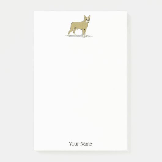 ヴィンテージ化フランスのブルドッグC ポストイット (正面)