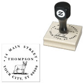 ヴィンテージ化ブルフランスのドッグ ラバースタンプ (押印)