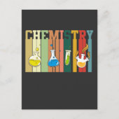 ヴィンテージ化学先生生化学者 ポストカード (正面)