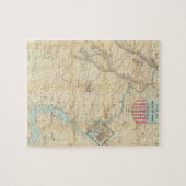 ヴィンテージ北バージニア内戦地図（1862年） ジグソーパズル (横)