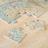 ヴィンテージ北バージニア内戦地図（1862年） ジグソーパズル (側面)