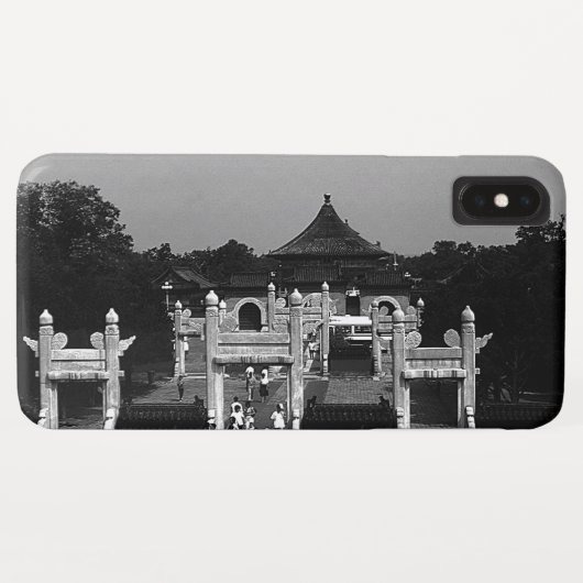 ヴィンテージ北京天壇公園 Case-Mate iPhoneケース (裏面(横))