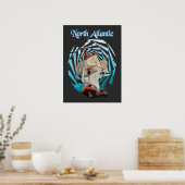 ヴィンテージ北大西洋航海 ポスター (キッチン)