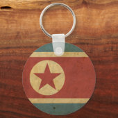 ヴィンテージ北朝鮮国旗 キーホルダー (正面)