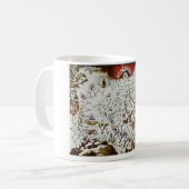 ヴィンテージ北極オールドアンティークマップワールド コーヒーマグカップ (正面左)