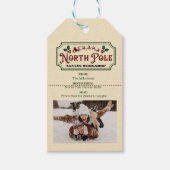 ヴィンテージ北極サンタデリバリ ギフトタグ (正面)