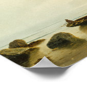 ヴィンテージ北極海沿岸の景観 ポスター (角)