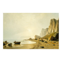 ヴィンテージ北極海沿岸の景観