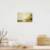 ヴィンテージ北極海沿岸の景観 ポスター (キッチン)