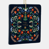 ヴィンテージ北欧クリスマス セラミックオーナメント (右)