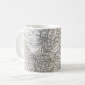 ヴィンテージ北欧・ロシアの景品の地図 コーヒーマグカップ (正面左)
