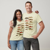 ヴィンテージ北米の魚 Tシャツ (ユニセックス)