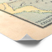 ヴィンテージ北米地図ポスター ポスター (角)