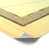 ヴィンテージ北米地図ポスター ポスター (角)