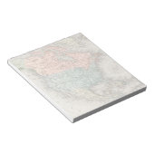 ヴィンテージ北米地図 ノートパッド (アングル)