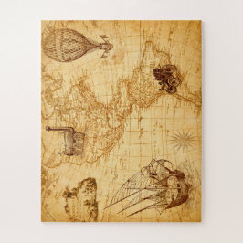 ヴィンテージ北米・南米地図  ジグソーパズル