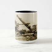 ヴィンテージ北西クレーン積載ワゴン マグカップ (中央)