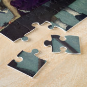 ヴィンテージ医学、医師が少女の患者を見る ジグソーパズル (側面)