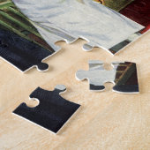 ヴィンテージ医学、医師、患者とのナース ジグソーパズル (側面)