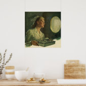 ヴィンテージ医学、医療ツールナース ポスター (キッチン)