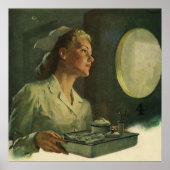 ヴィンテージ医学、医療ツールナース ポスター (正面)